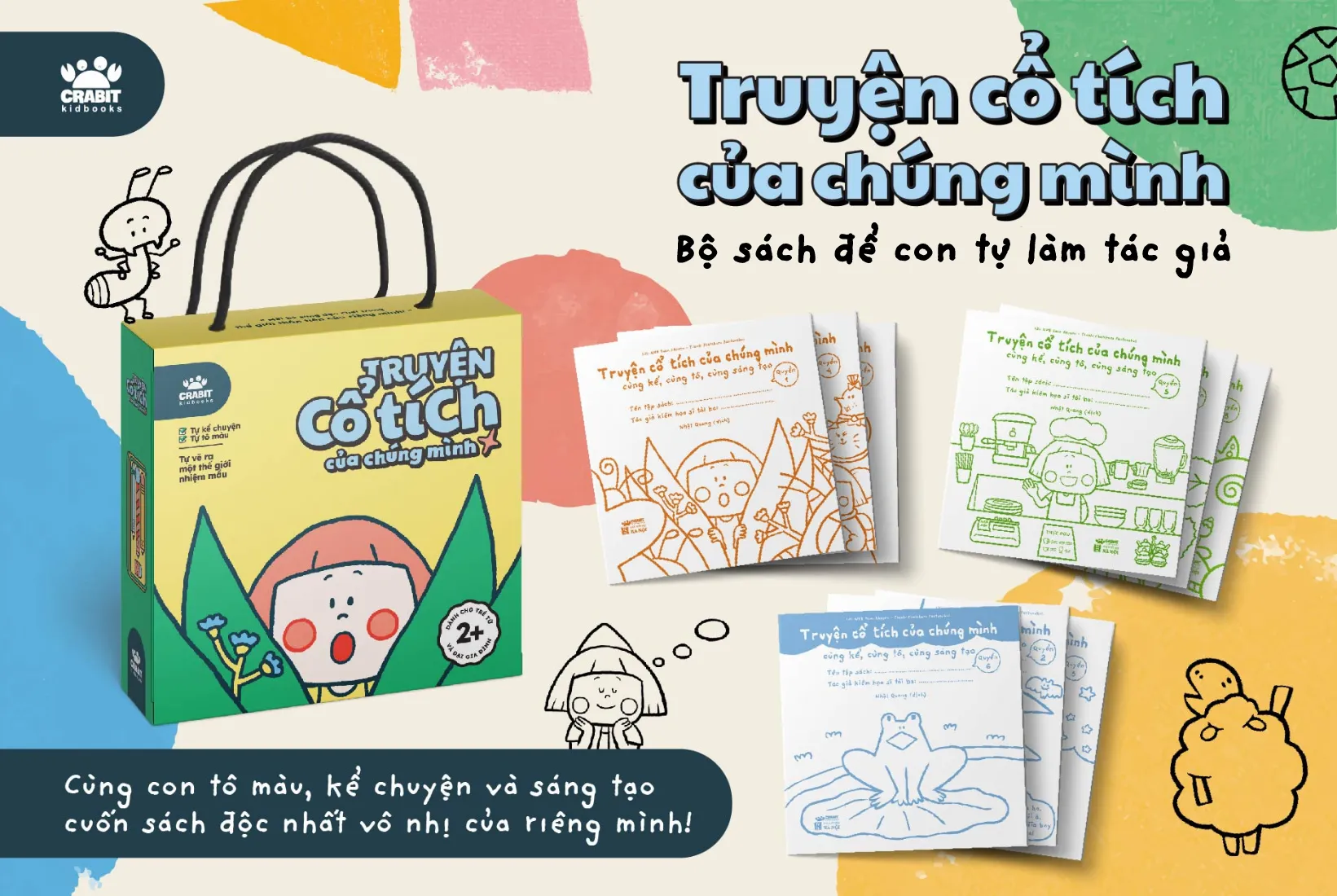 Gợi ý quà sinh nhật là sách tô màu và truyện AR cho bé độc đáo và ý nghĩa