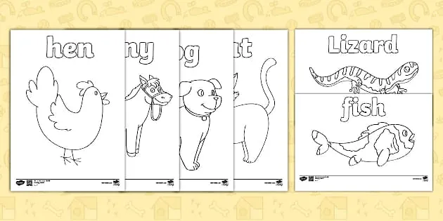 t-tp-1665496249-pet-animals-colouring-pages_ver_4 Sự đa dạng màu sắc giúp kích thích thị giác và trí tưởng tượng của trẻ