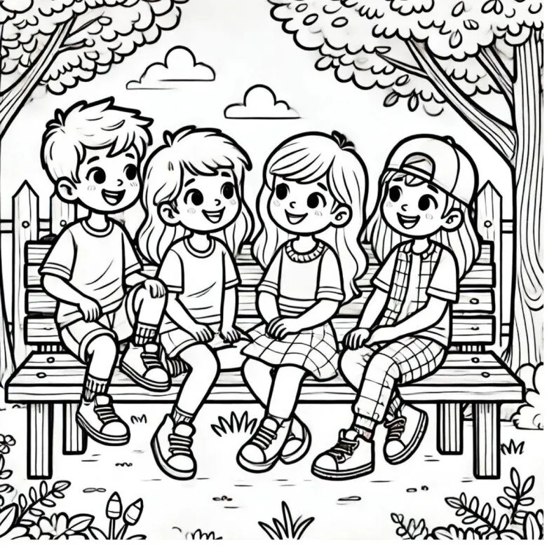 Hoạt động tô màu theo nhóm giúp tăng cường khả năng làm việc tập thể và sự thấu hiểu