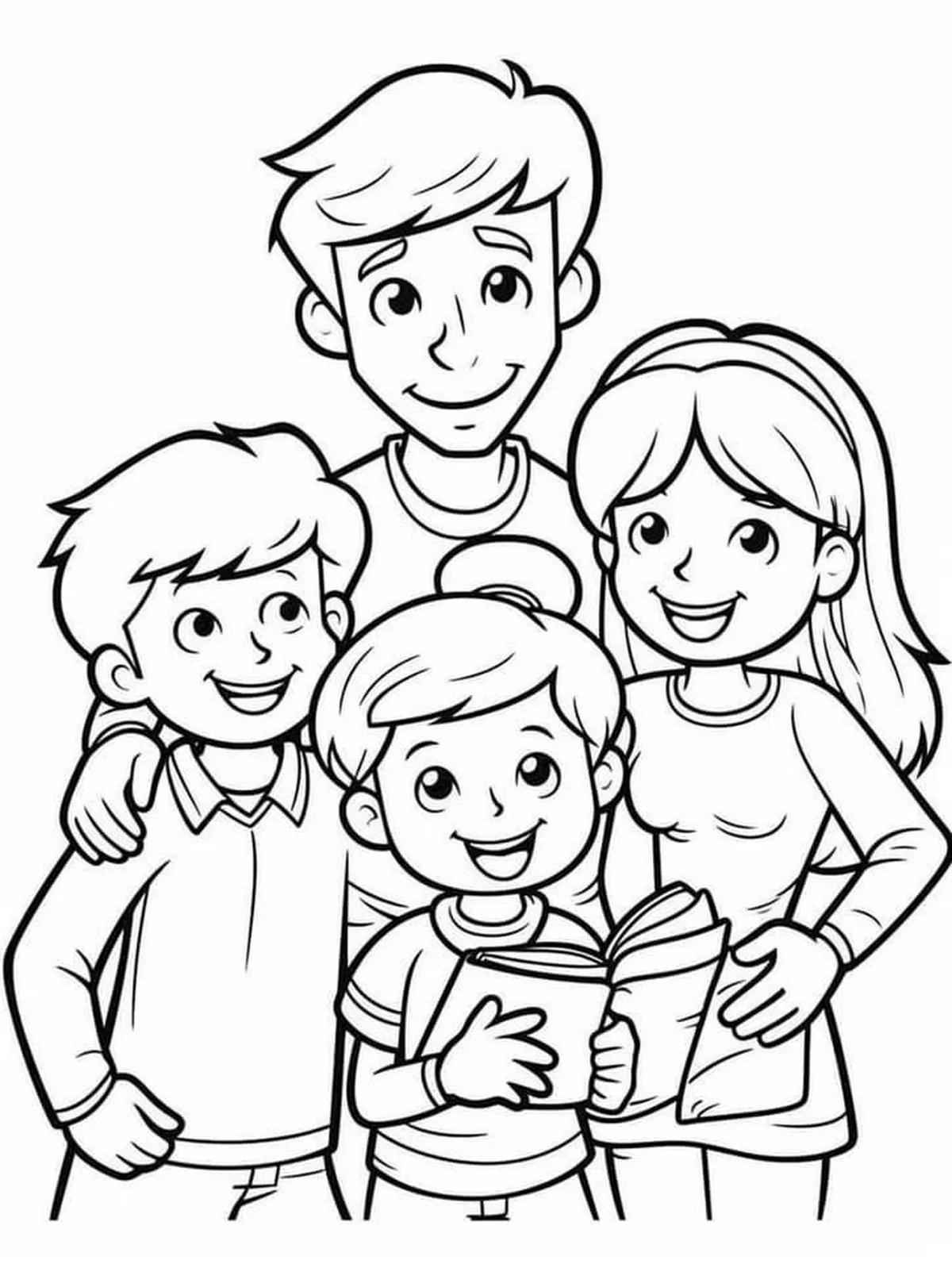 Tranh tô màu theo chủ đề cảm xúc: Vui, buồn, giận, sợ cho bé phát triển EQ
