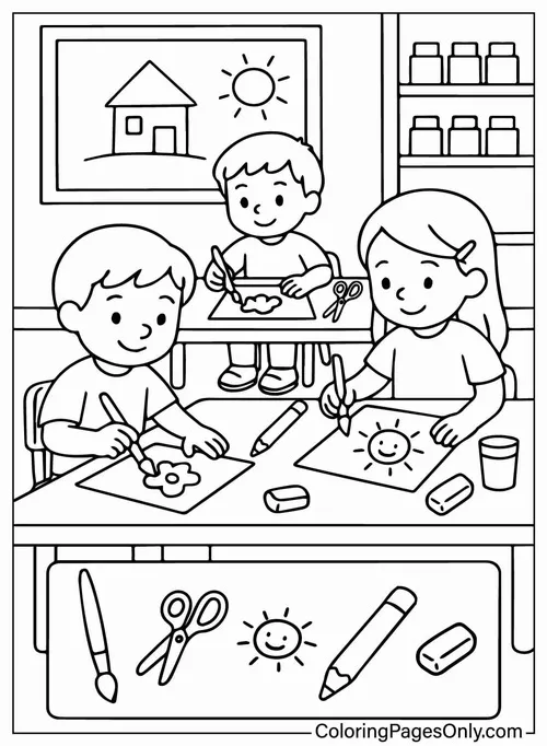 Cách kết hợp tô màu và dán sticker để tăng hứng thú cho trẻ